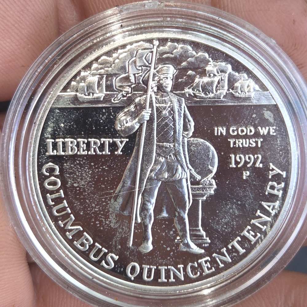 Columbus Quincentenary 1992-D Silver Coin